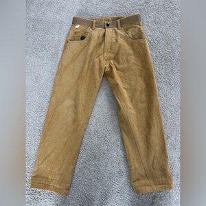 Archie and Dennis Garage pants. Size 34 (L) tan colour